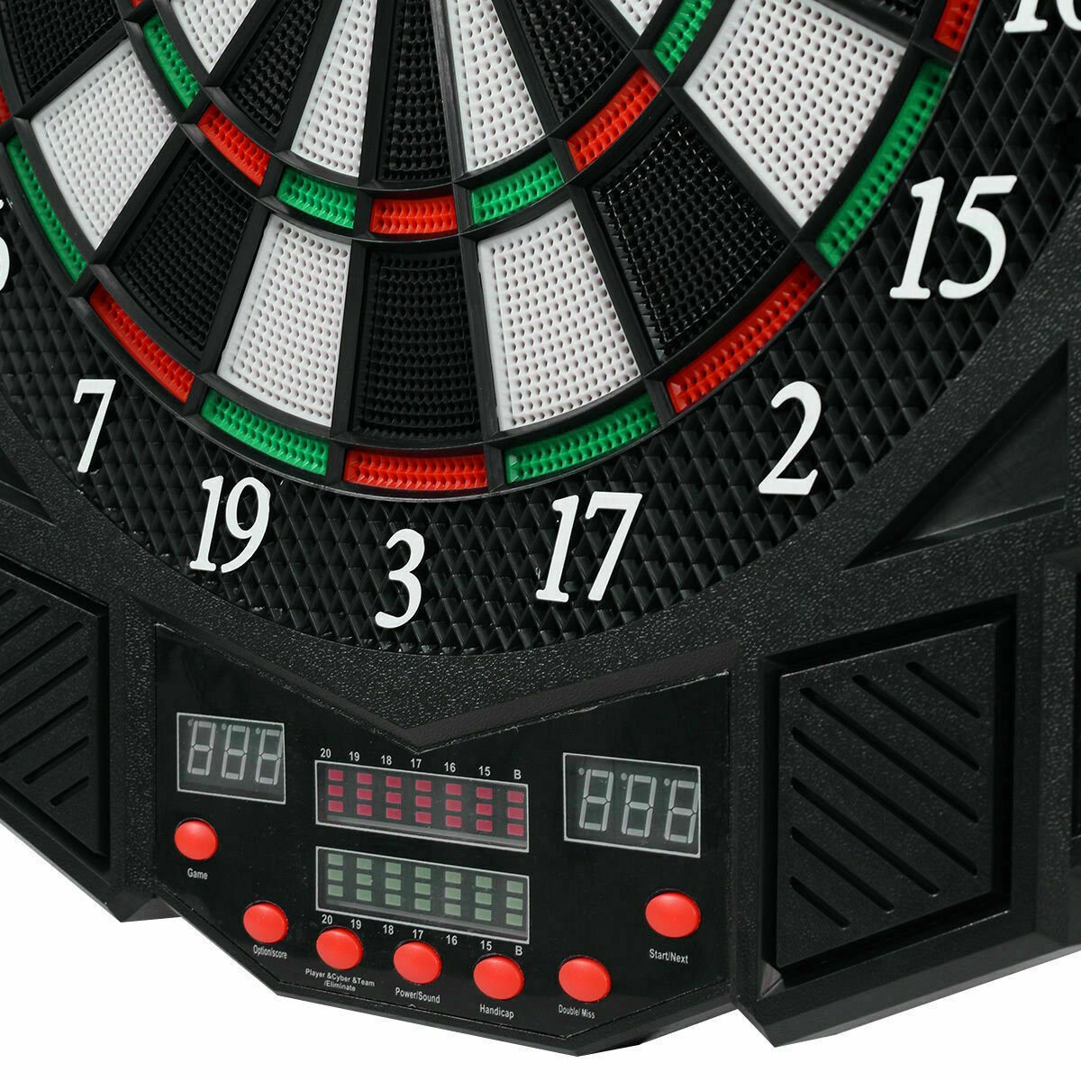 Professional Complete Electronic Dart Board Cabinet Set image 2