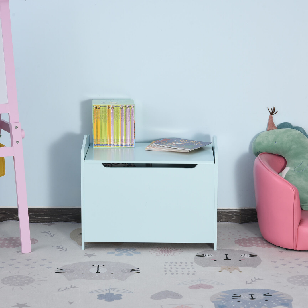 Kids Large Wooden Toy Storage Chest Box image 0