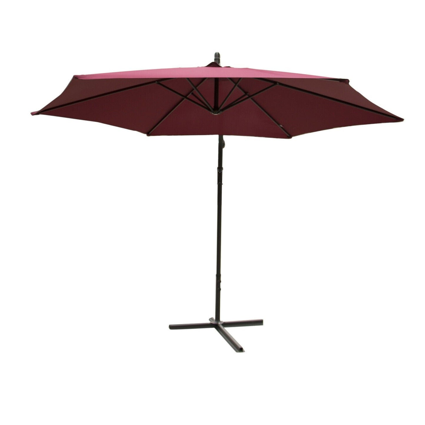 Large Outdoor Patio Cantilever Offset Patio Umbrella 10 ft image 7