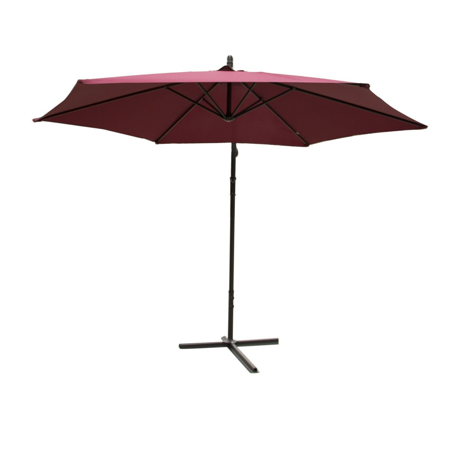 Large Outdoor Patio Cantilever Offset Patio Umbrella 10 ft image 7