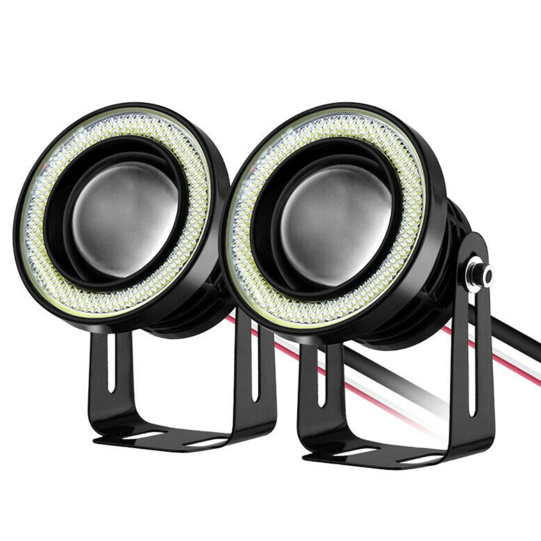 Powerful Universal LED Round Car Fog Lights 2.5" image 0