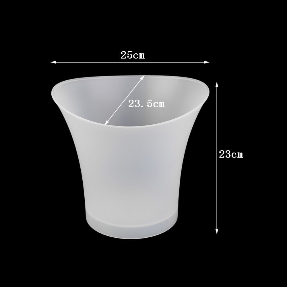 LED Insulated Champagne Ice Chiller Bucket image 6