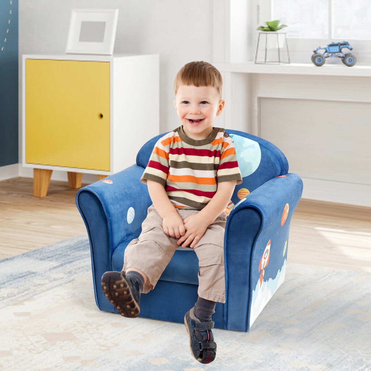 Large Portable Kids Playroom Sofa Couch image 2