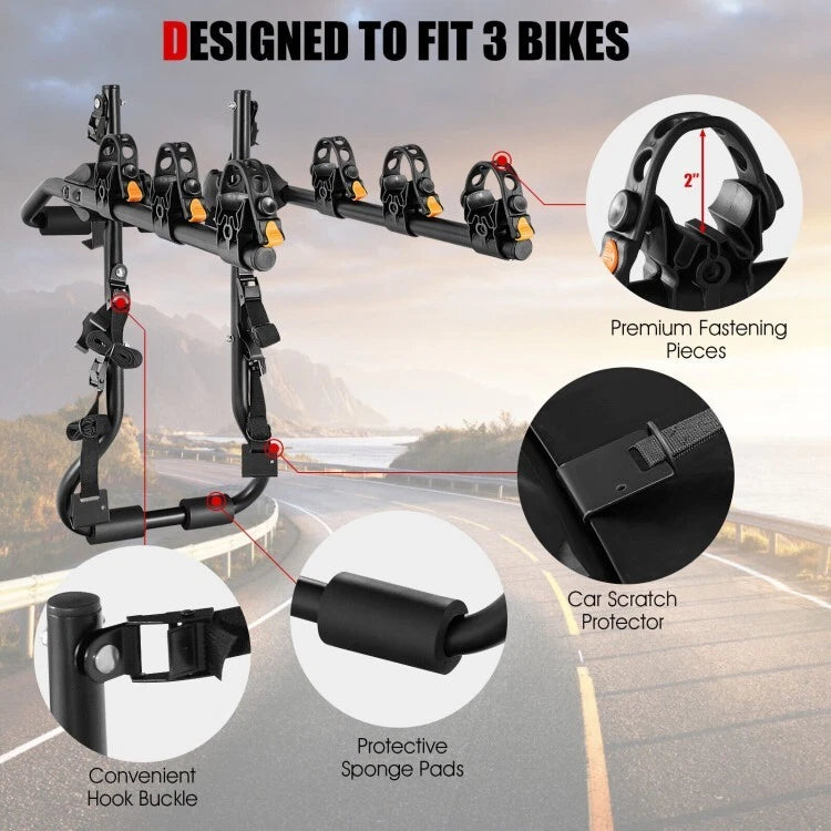 Premium Trunk Mounted Car Bike Holder Rack image 7