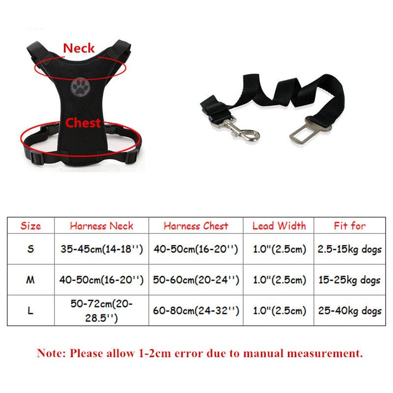 Dog Car Harness Seat Belt Restraint image 10