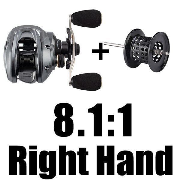 Premium Baitcaster Fisher Reel - Silver image 15