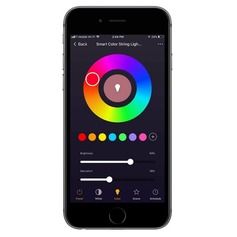 Smart LED Hanging Outdoor Patio String Lights image 4