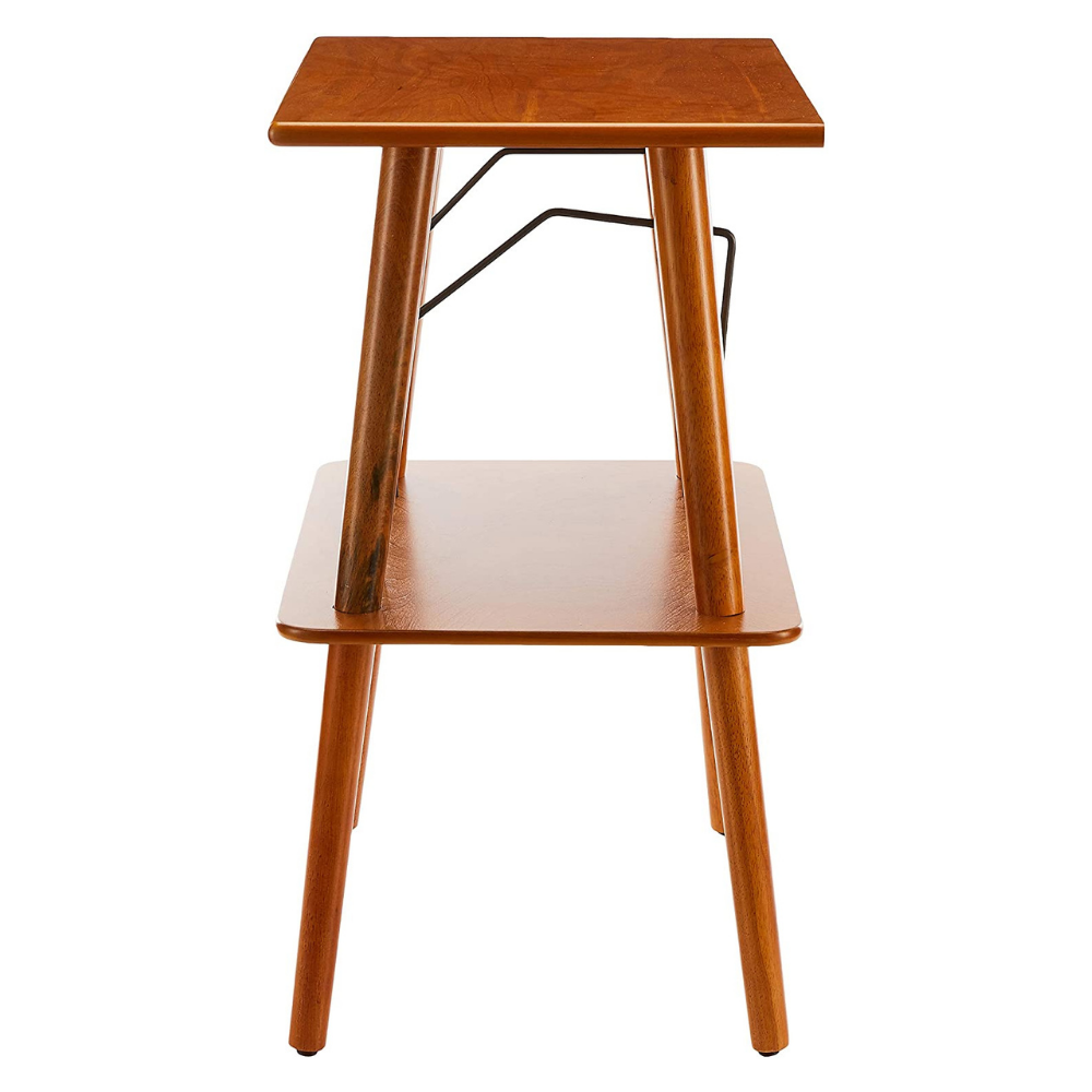 Premium Vinyl Record Player Shelf Storage Stand image 2