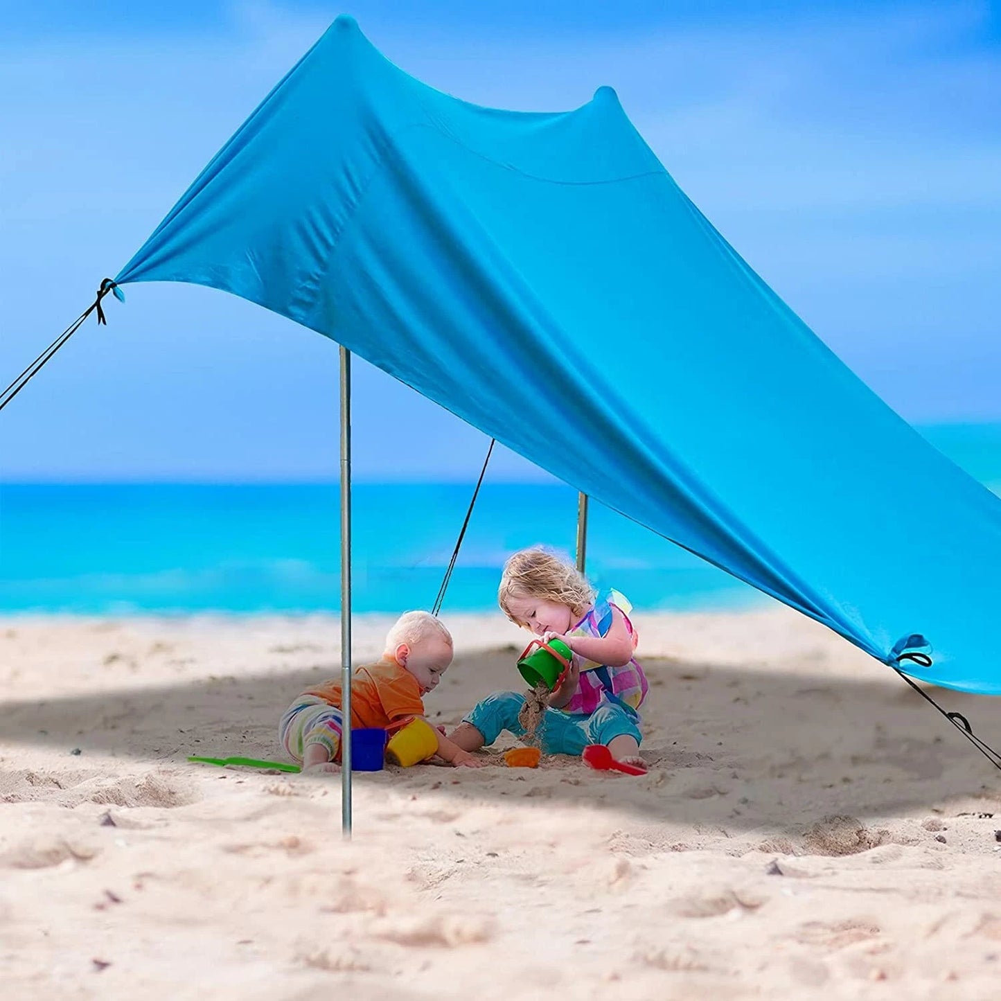 Premium Beach Canopy Tent Pop Up Waterproof Sun Shade Shelter image 1