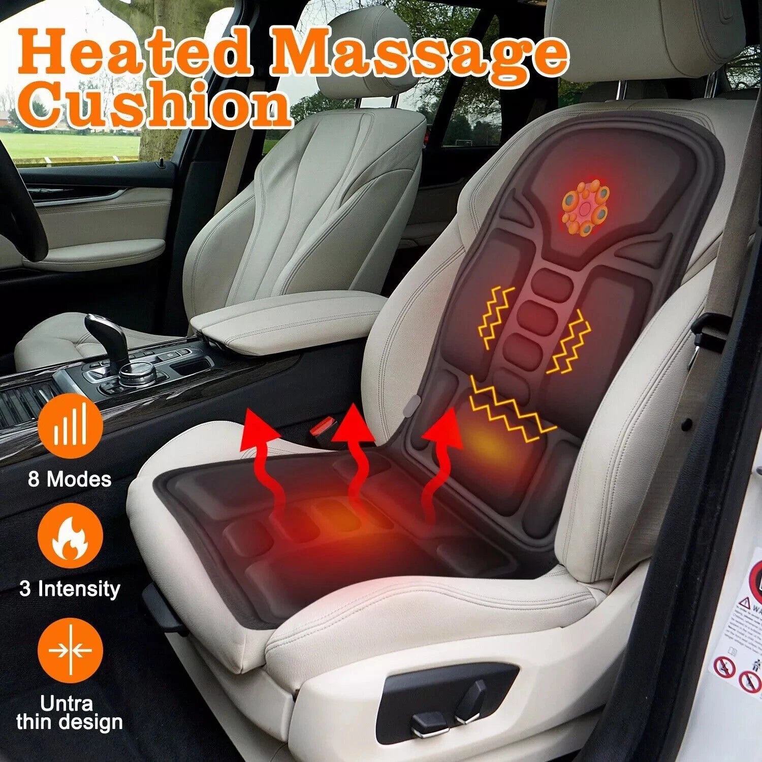 Heated Massager Chair For Home Car Office image 8