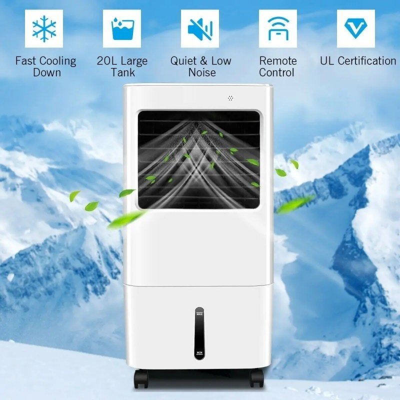 Evaporative Portable Air Cooler Fan with Remote Control image 8