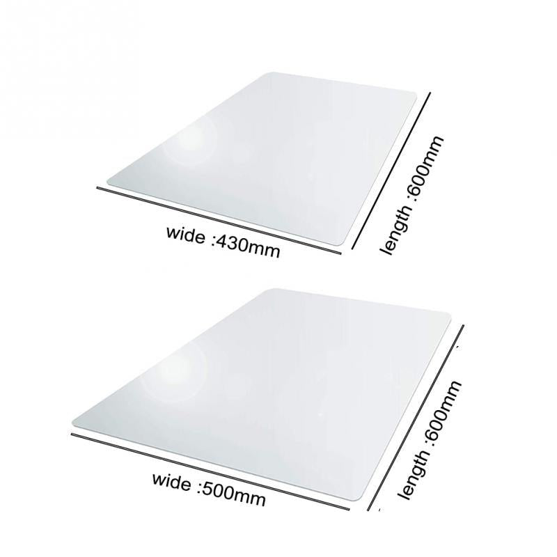 Transparent Office Rolling Computer Desk Chair Mat image 3