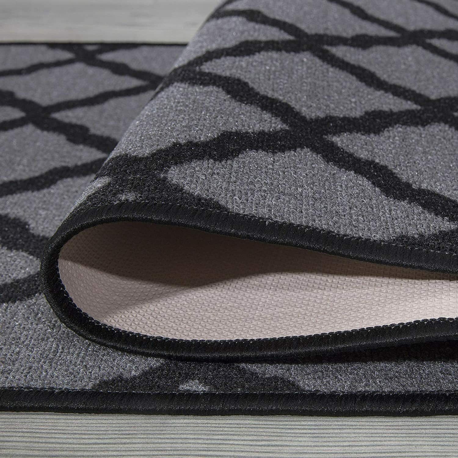 Power Loomed Trellis Hallway Carpet Runner Rug 59" image 3