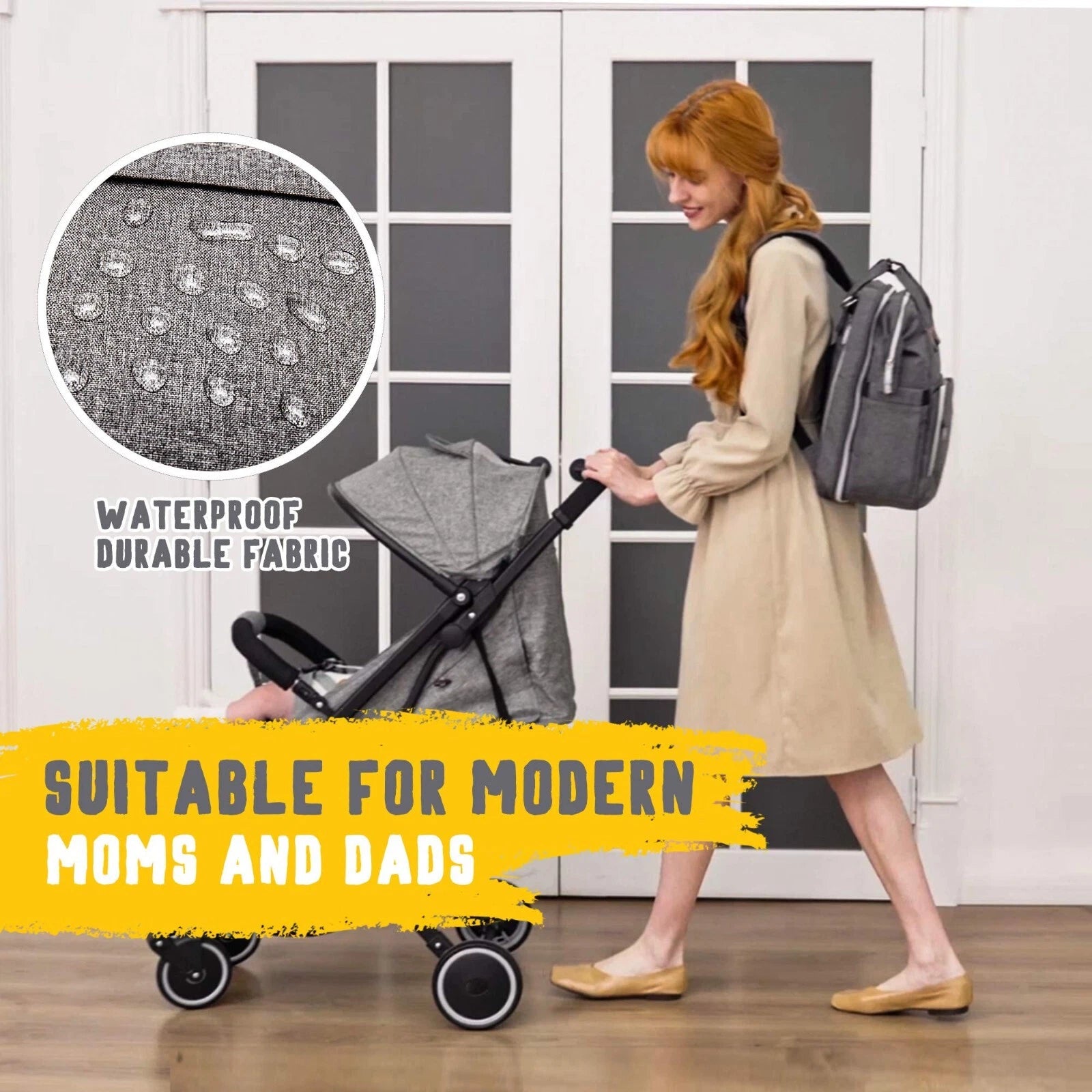 Portable 3 in 1 Travel Baby Crib Bed Diaper Bag image 3