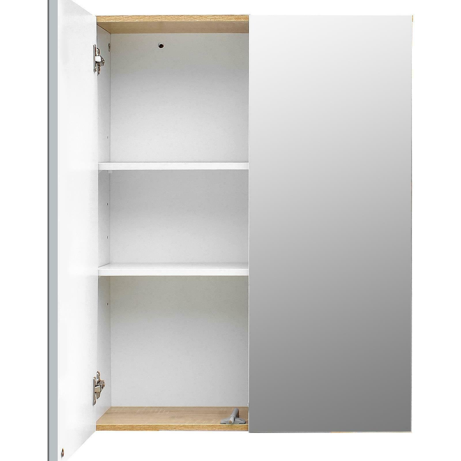 Large Wall Mounted Bathroom Recessed Medicine Cabinet With Mirror image 4