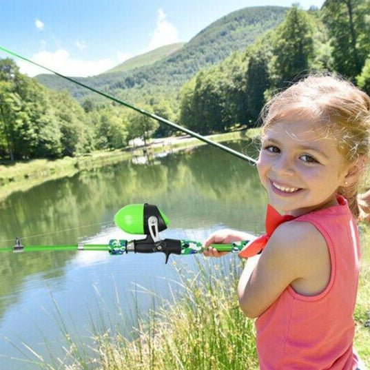 Ultimate Portable Kids Fishing Pole Kit image 1