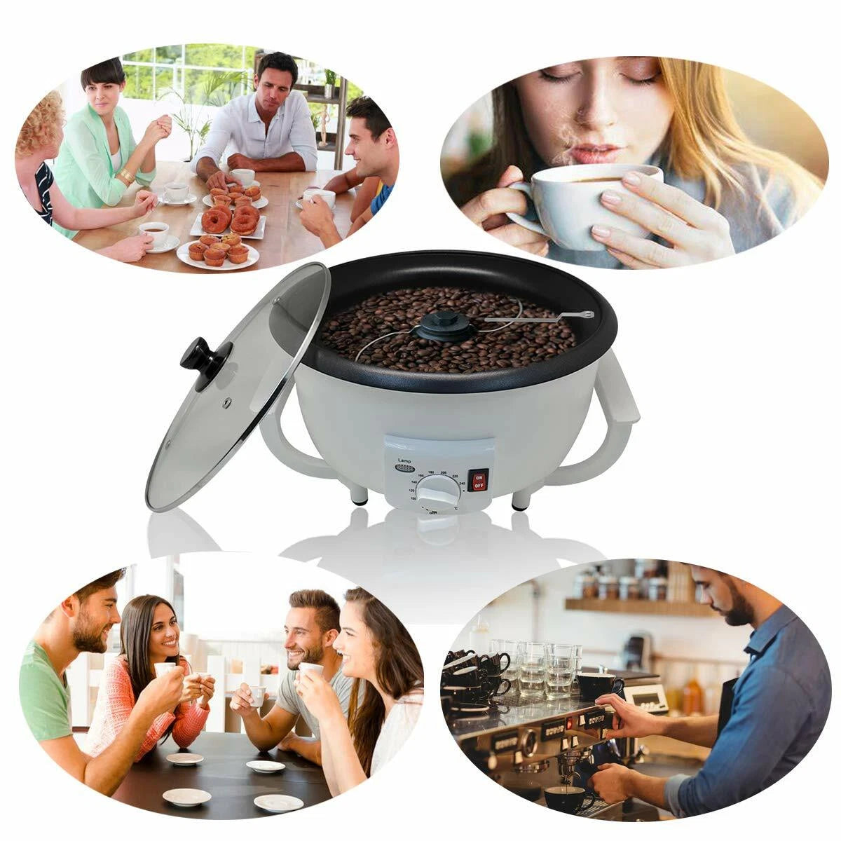 Home Coffee Bean Roaster Machine image 5