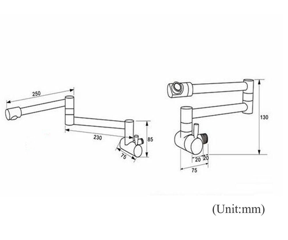 Retractable Kitchen Stove Pot Filler Faucet image 8