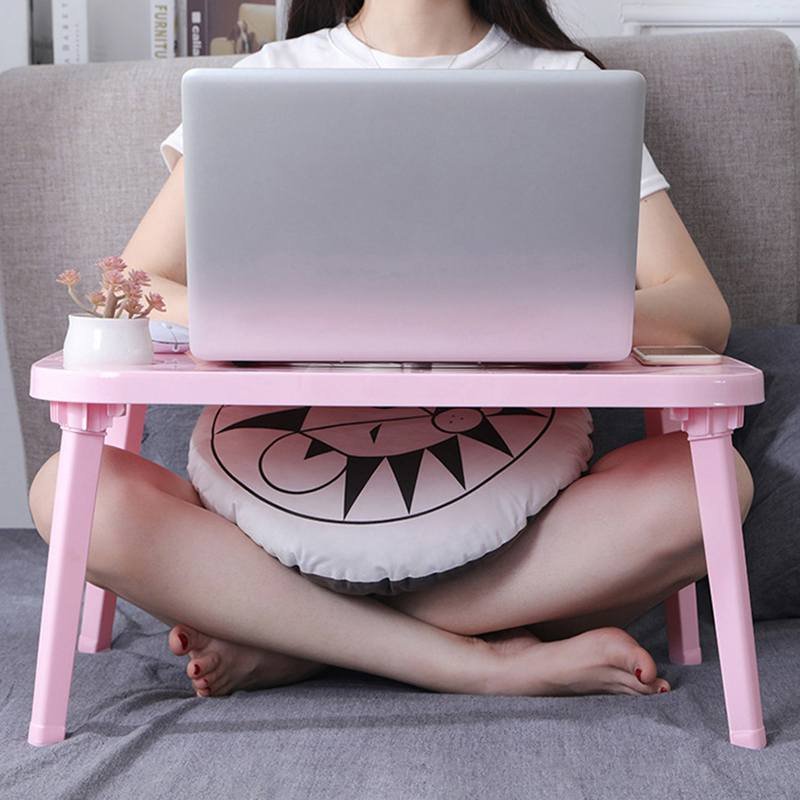 Large Laptop Bed Table Desk - Pink image