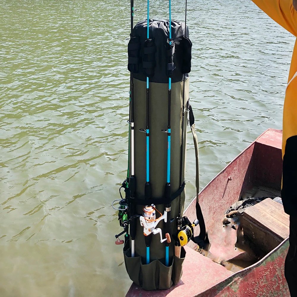 Fishing Tackle Rod Holder Backpack image 2