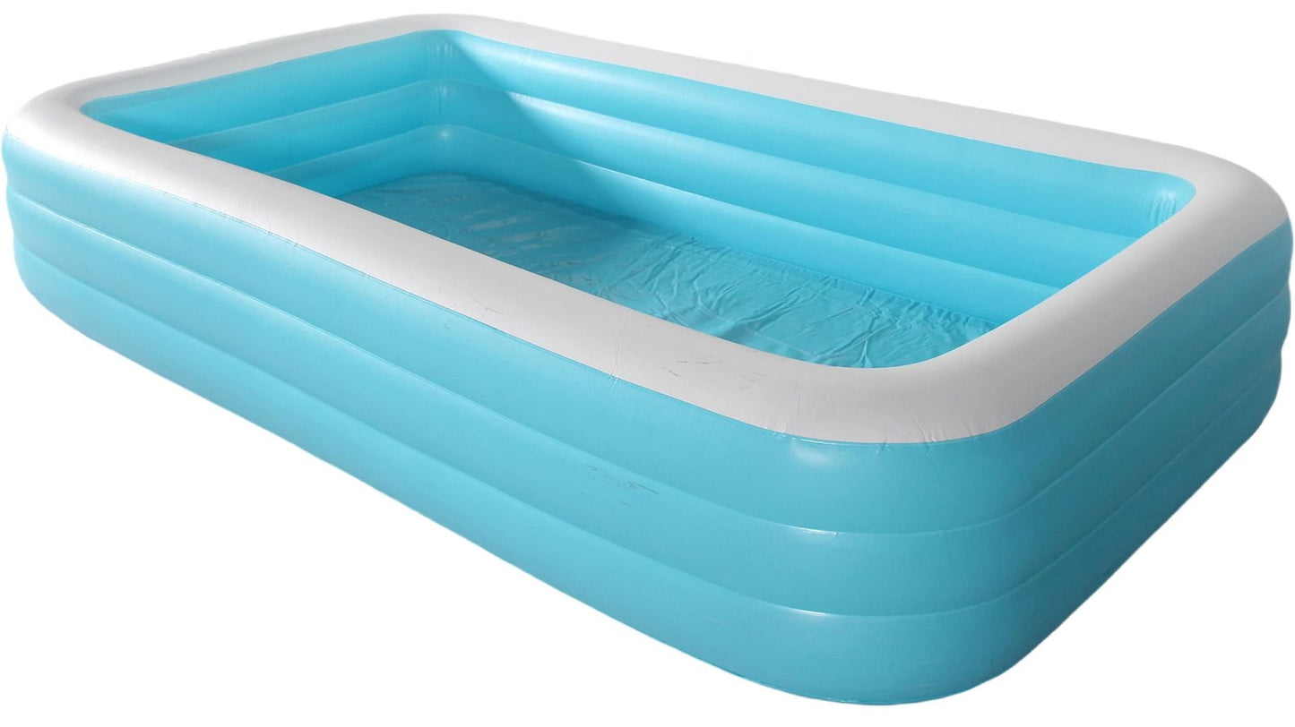 Large Kids Inflatable Blow Up Outdoor Swimming Pool image 3