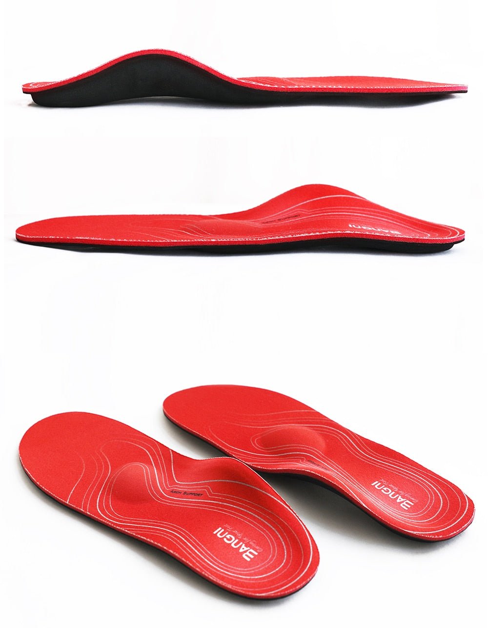 High Arch Support Inserts Flat Feet Shoe Insoles image 5