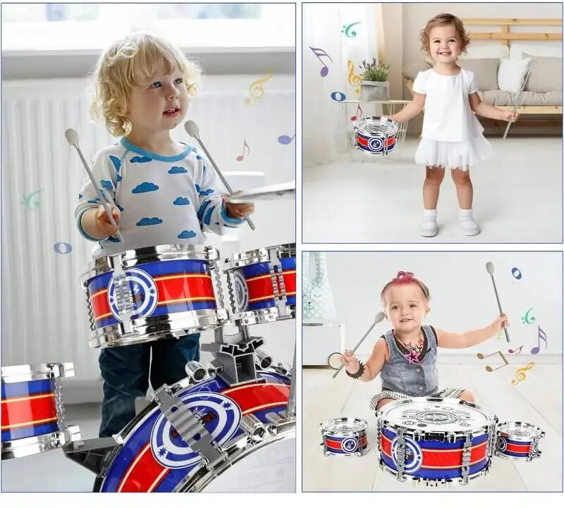 Ultimate Kids Junior Drum Kit Set image 3