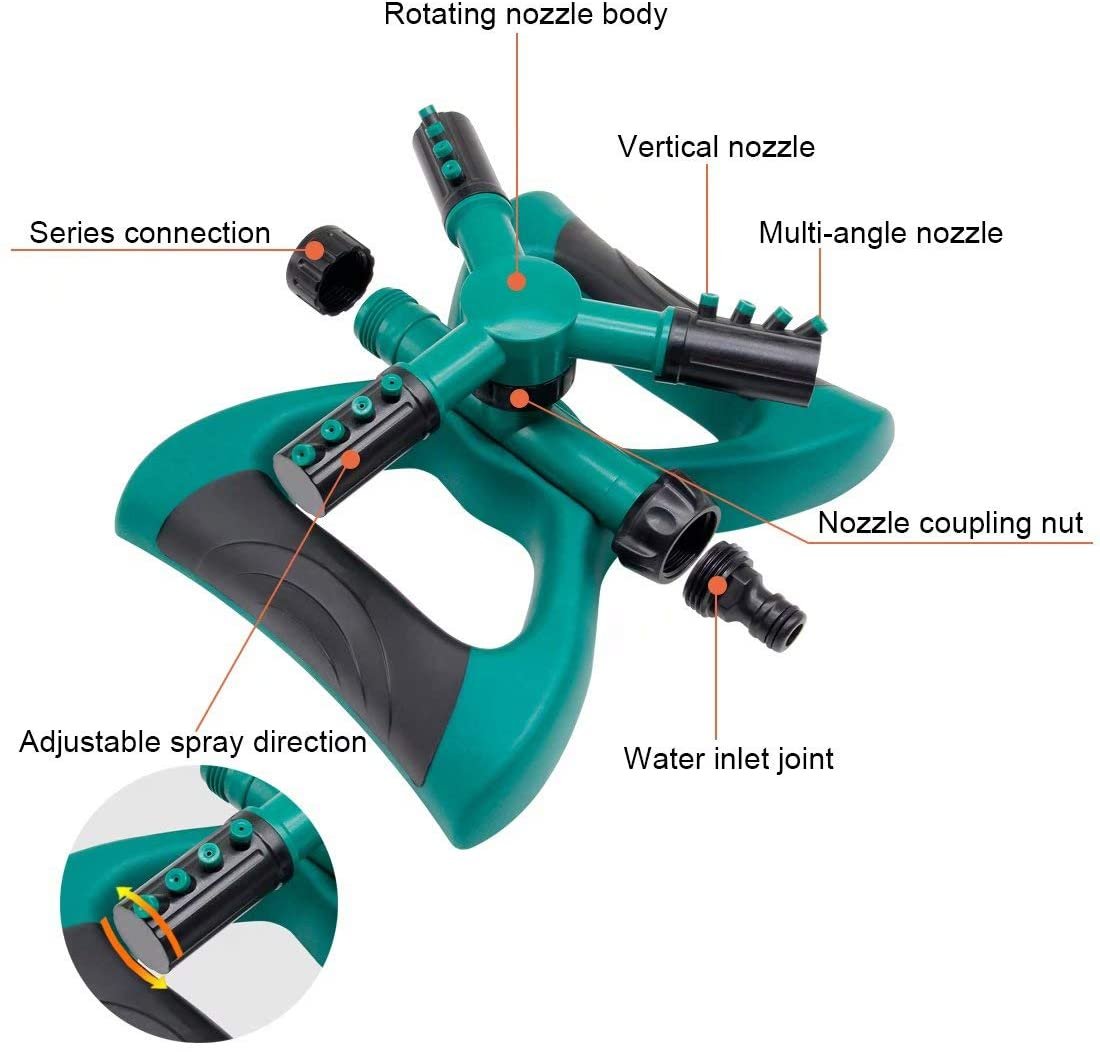 Garden Lawn Sprinkler Best Irrigation Above Ground Yard Sprinkler System image 5