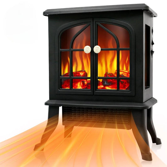 1500W Electric Infrared Fireplace Heater with 3D Flame image 1