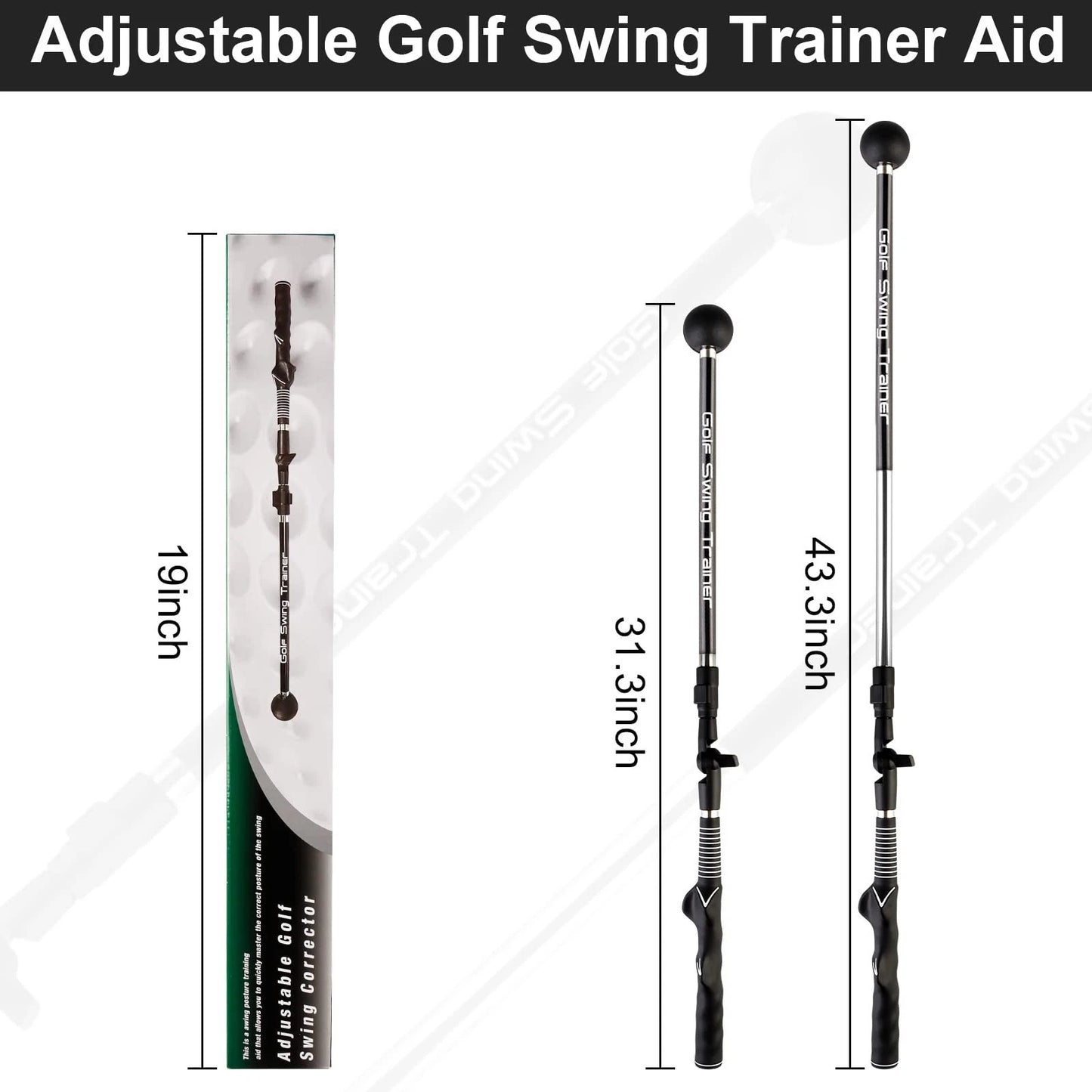 Adjustable Golf Swing Training Aid image 3