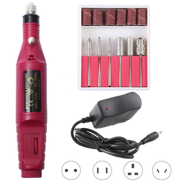 Portable Electric Nail File Drill Machine Kit image 12
