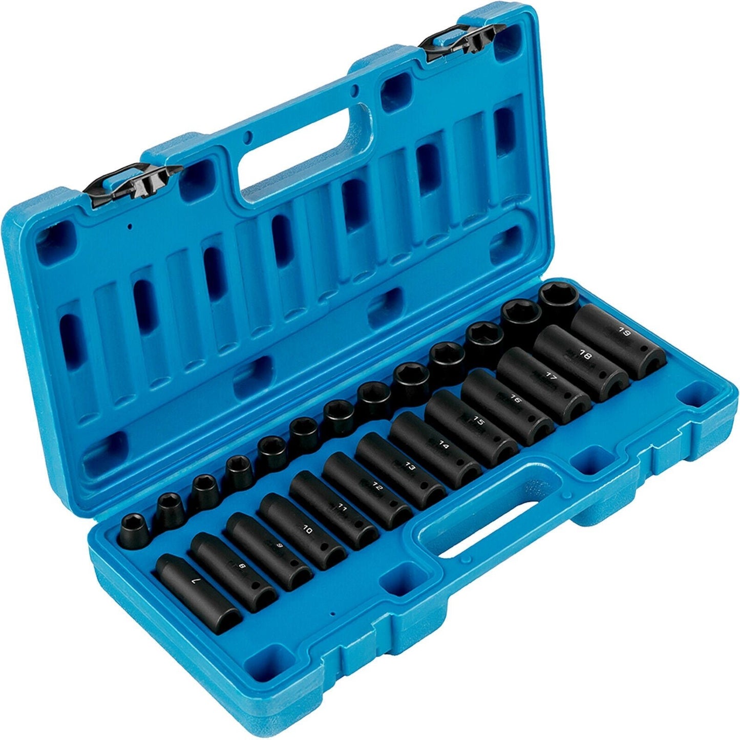 Ultimate 6 Point Wrench Metric Impact Socket Set 3/8" image 1