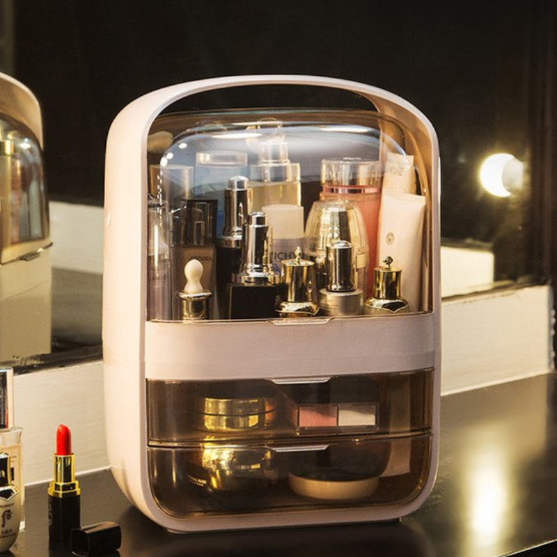 Portable Makeup Brush Drawer Organizer Box image 1