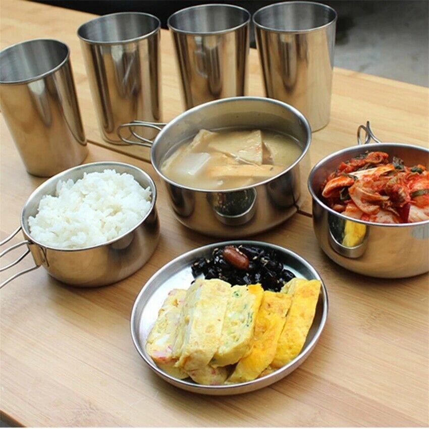 Ultimate Outdoor Camping Kitchen Cooking Dinnerware Set image 1