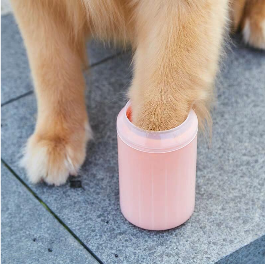 Dog Paw Cleaner & Foot Washer - Orange L image