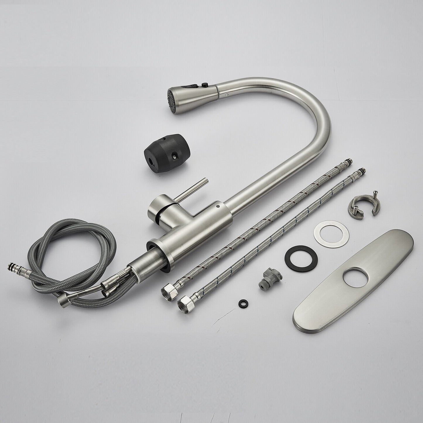 Kitchen Faucet Sink Pull Down Sprayer Single Lever Mixer Tap image 1