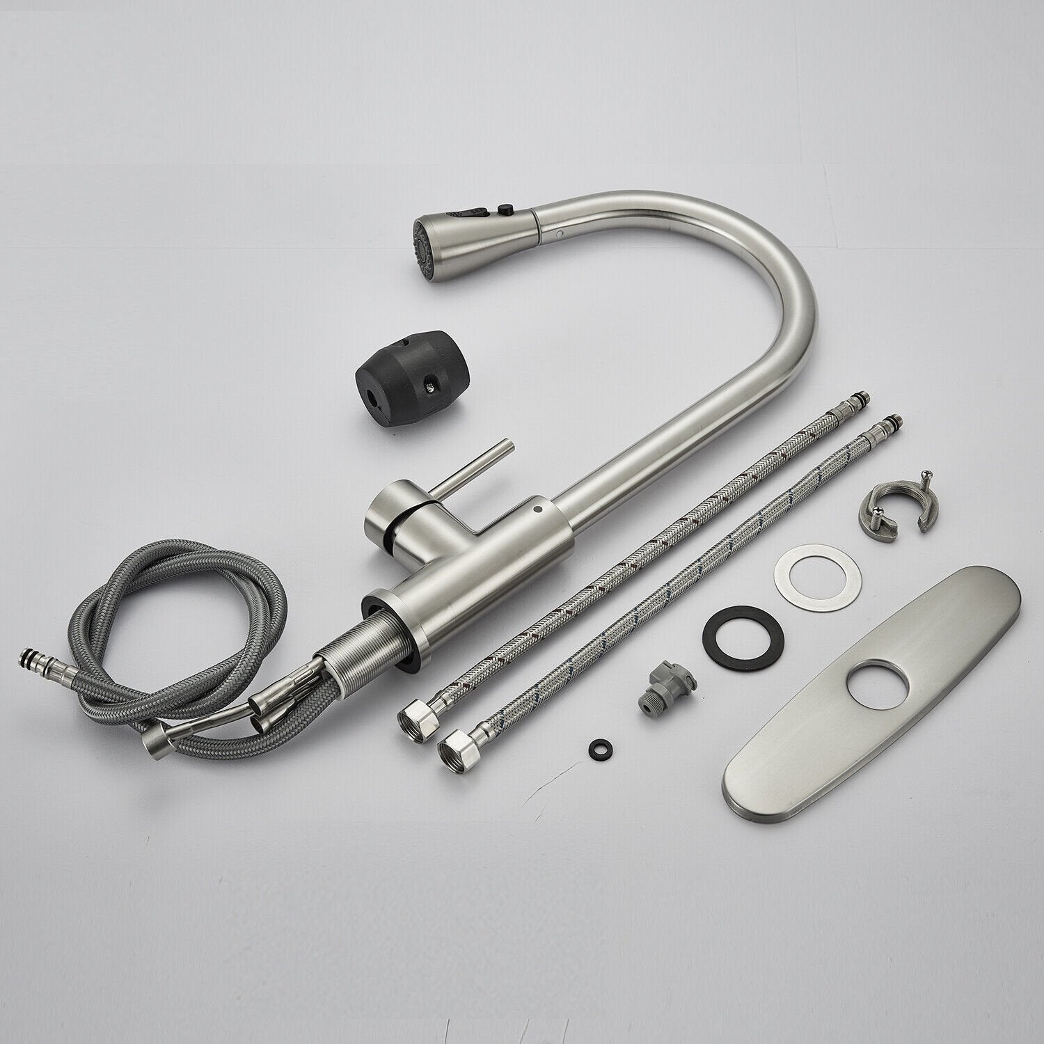 Kitchen Faucet Sink Pull Down Sprayer Single Lever Mixer Tap image 1