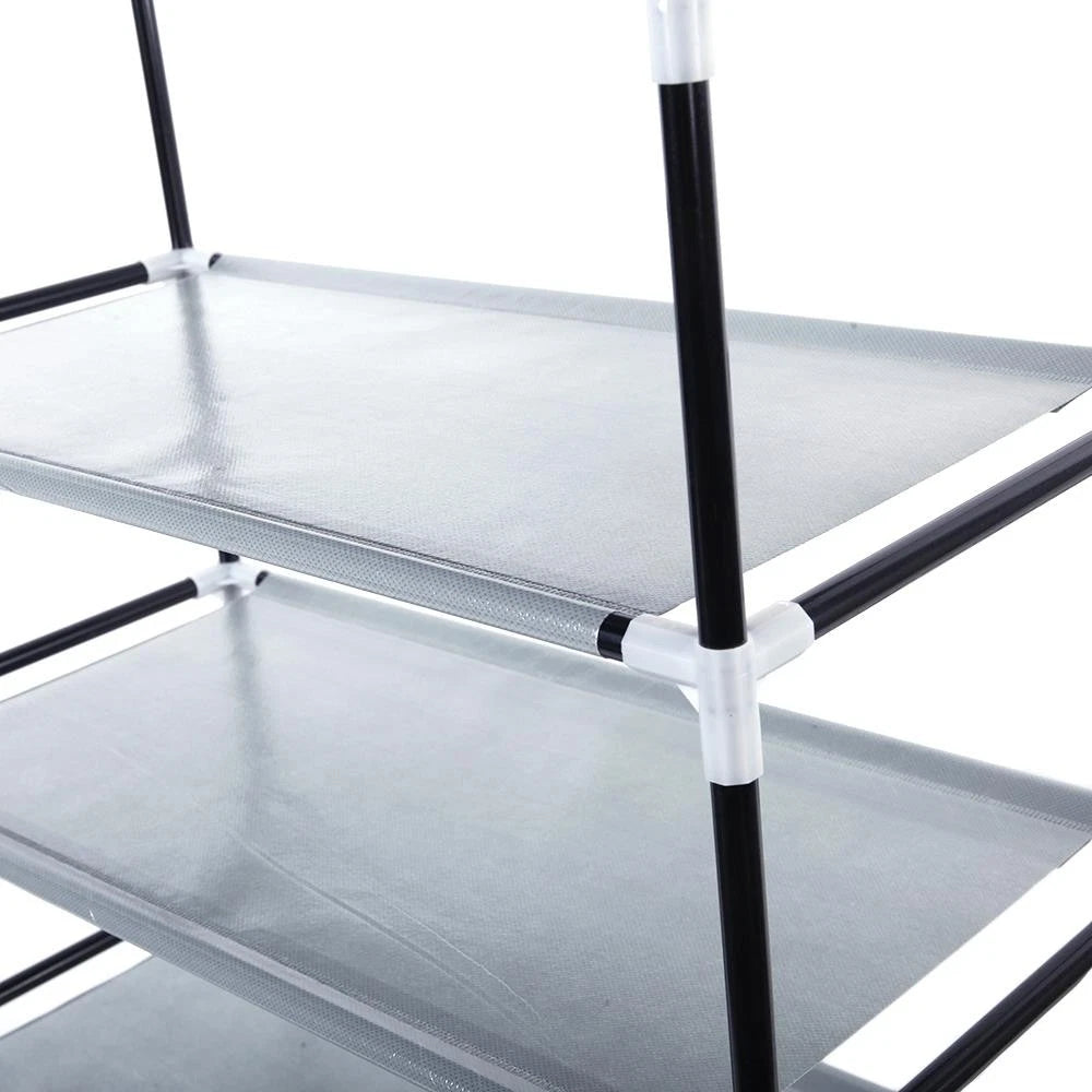9 Tiers Shoe Storage Organizer Cabinet with Cover image 9