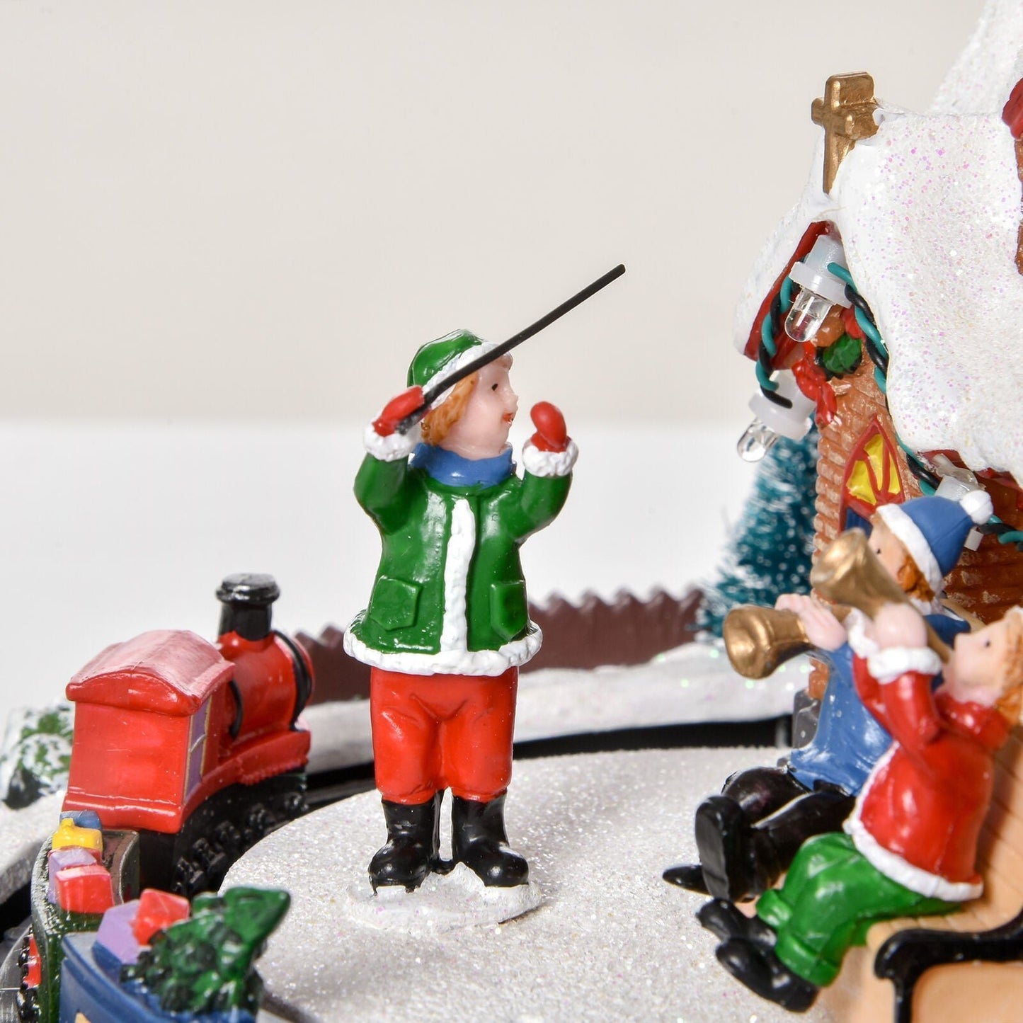 Premium LED Pre Lit Christmas Vacation Village House image 4