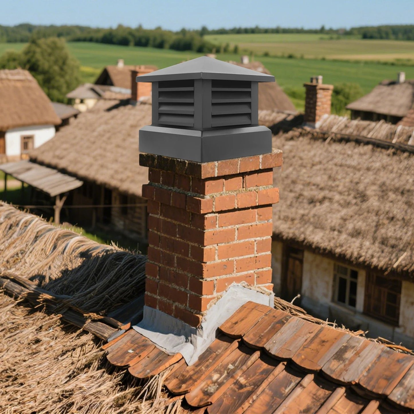 Premium Rainproof Chimney Cap for Fireplace image 4