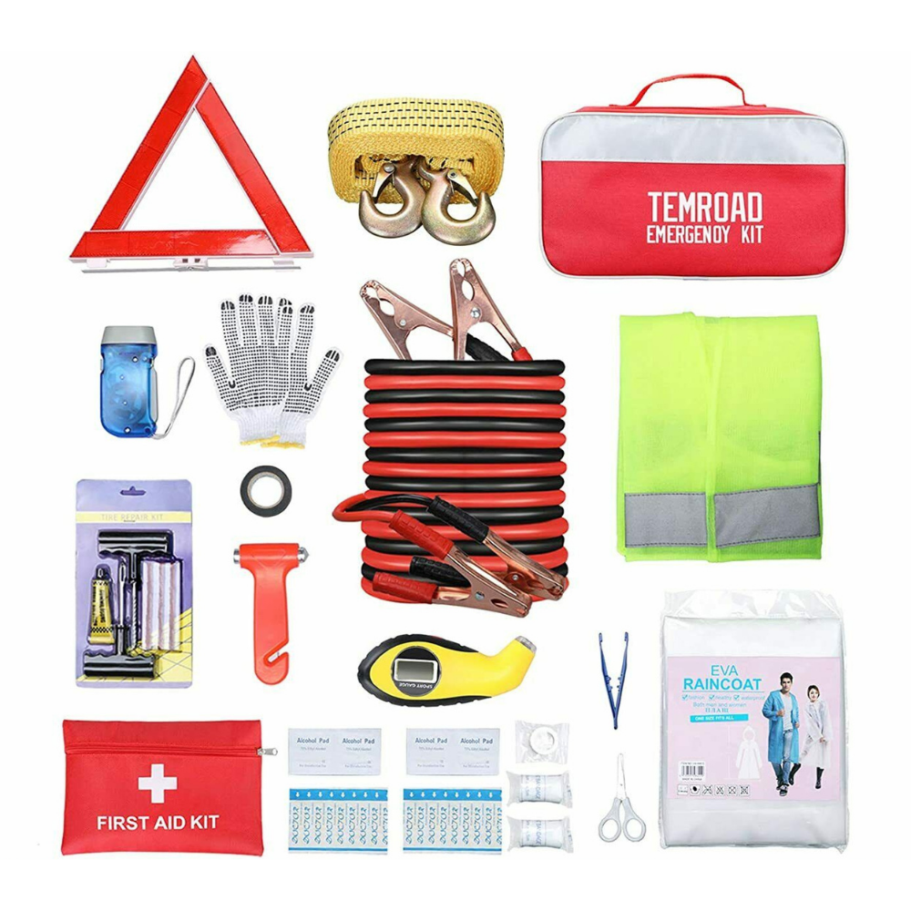 Portable Roadside Emergency Car / Truck Survival Safety Kit image 0