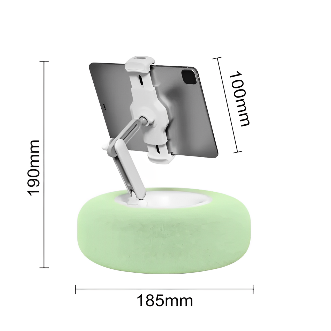 Fuzzy Tablet and Phone Pillow Stand - Multi-Angle Phone Holder for Bed, Couch and Car image 3