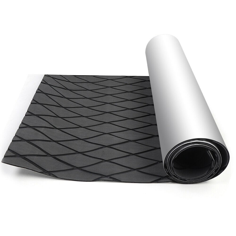 Large Boat Decking Vinyl Flooring Carpet Mat - Dark Gray image
