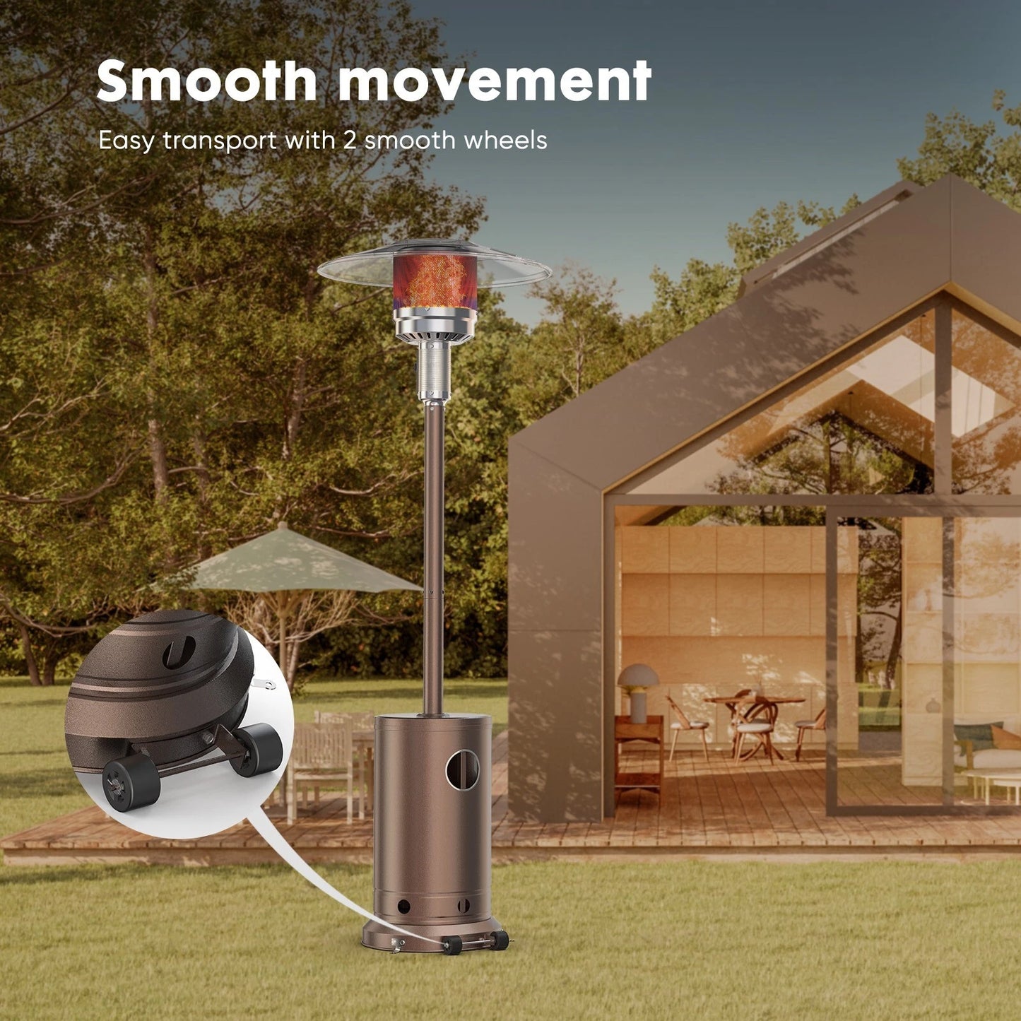 48000 BTU Outdoor Propane Patio Heater image 3