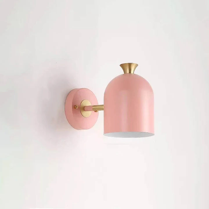 Modern Wall Lamp With 1 Light - Pink image