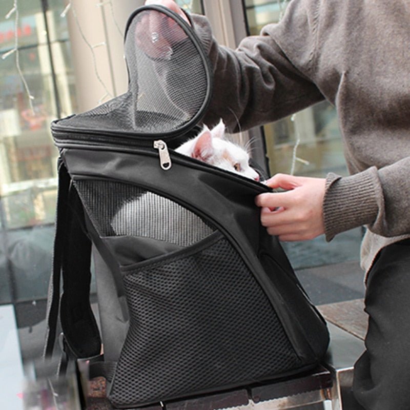 Large Spacious Clear Cat Carrier Travel Backpack With Window image 1
