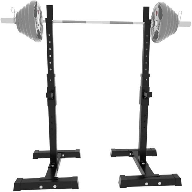 Portable Home Gym Adjustable Half Squat Rack Stand image 2