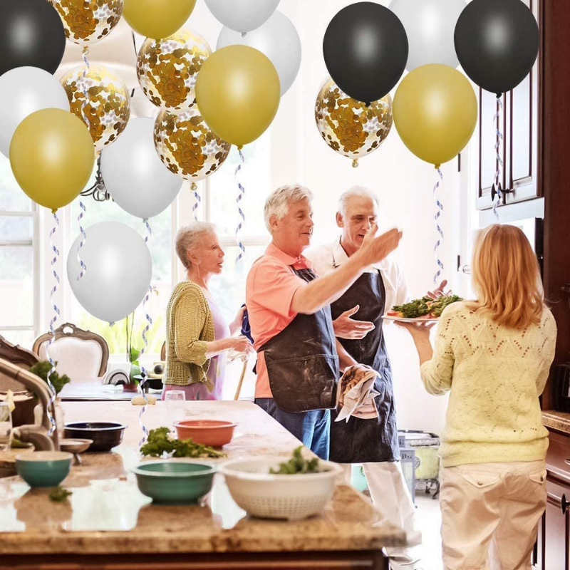 Gold Balloon Arch Garland Stand Kit 120pcs image 4