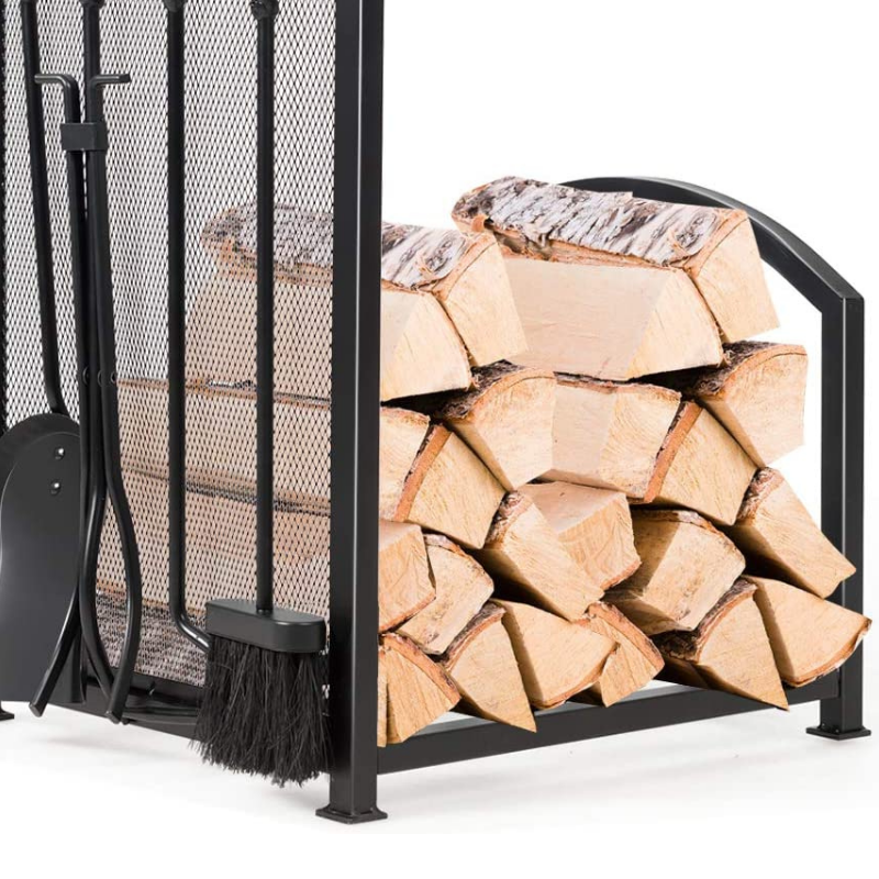 Premium Heavy Duty Firewood Log Holder Rack 27.5in image 2