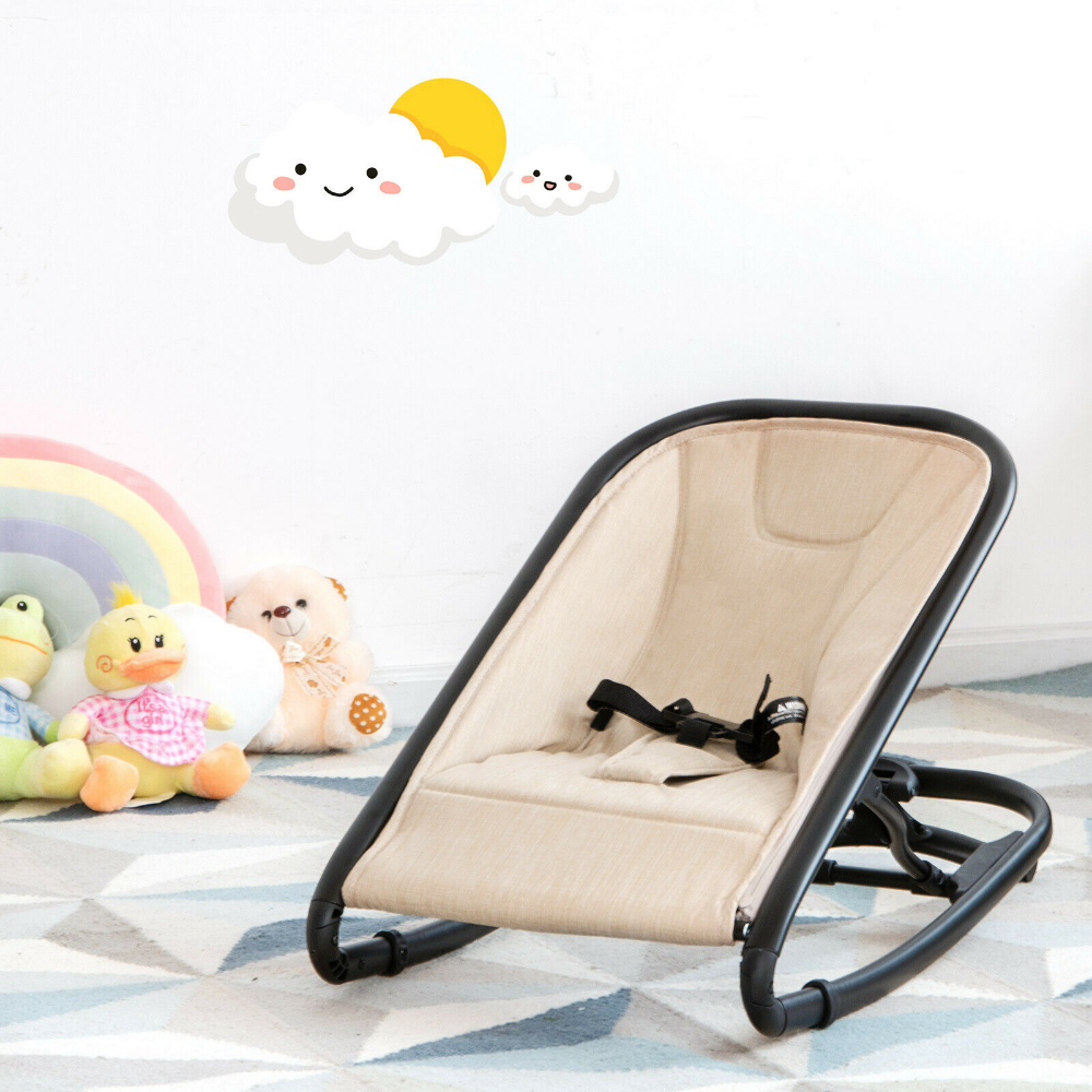 Adjustable 2-in-1 Baby Bouncer And Rocker Seat image 1